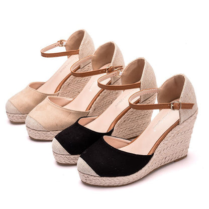 Espadrilles Margot beige et noire, les deux coloris
