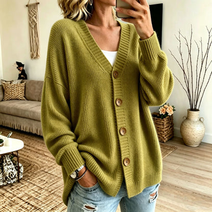Margot — cardigan olive, photo du produit 5