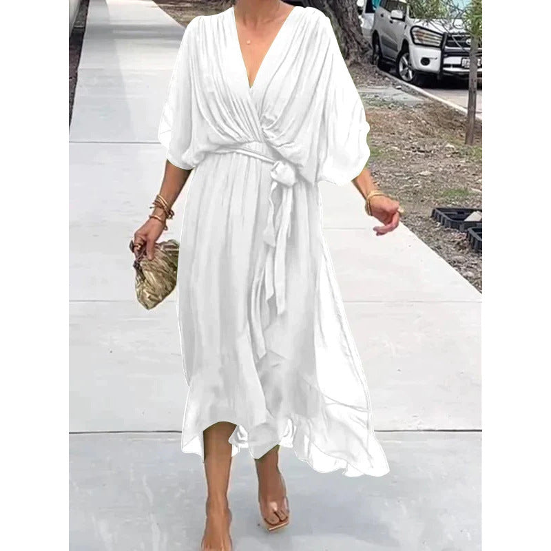 Robe Éliana coloris blanc
