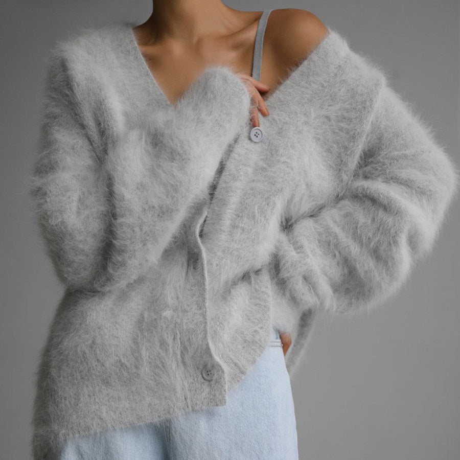 Élodie — cardigan gris clair, photo du produit 7