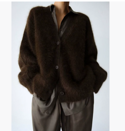 Élodie — cardigan marron, photo du produit 5