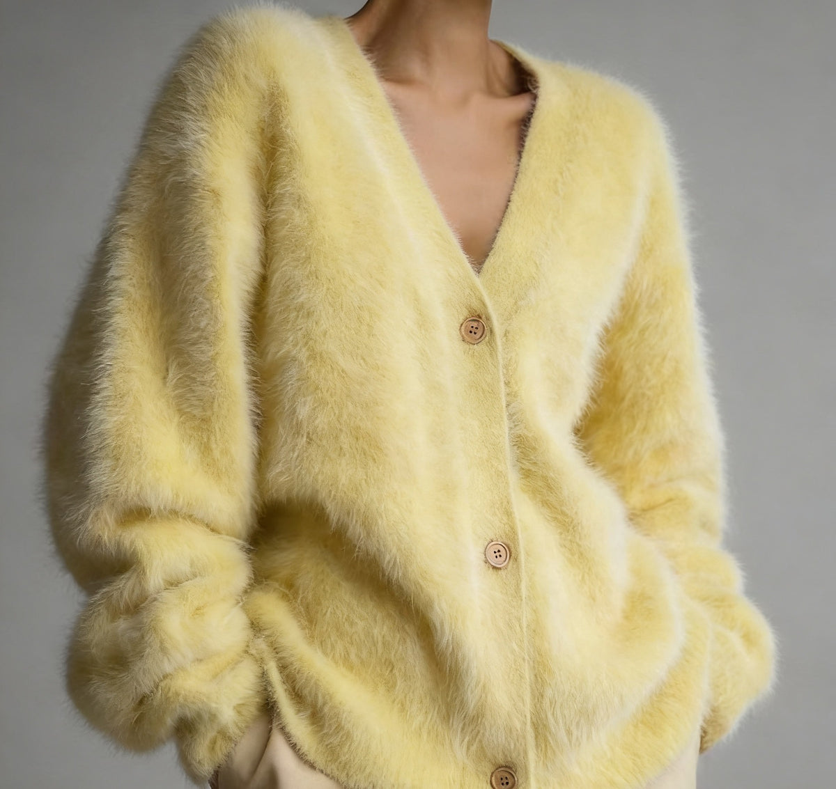 Élodie — cardigan jaune, photo du produit 17