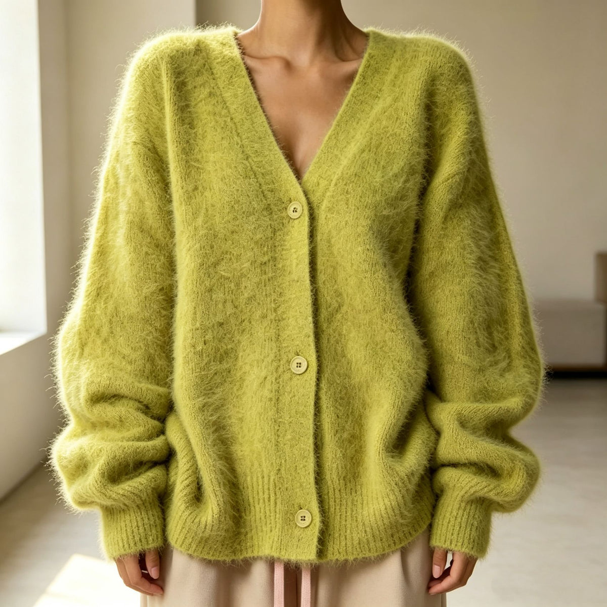 Élodie — cardigan vert matcha, photo du produit 14