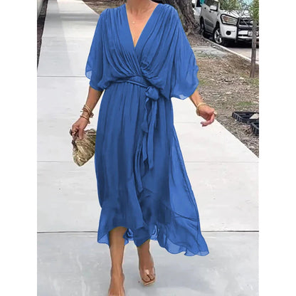 Robe Éliana coloris bleu