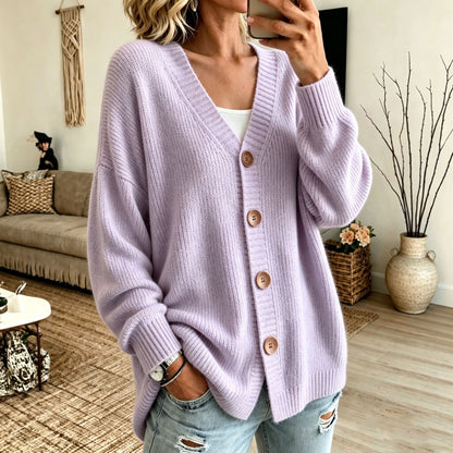 Margot — cardigan lavande, photo du produit 2