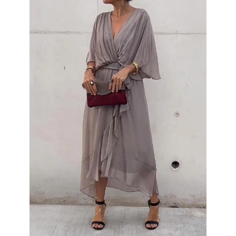 Robe Éliana coloris gris