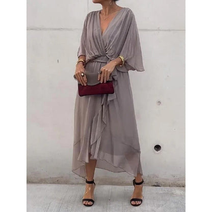Robe Éliana coloris gris