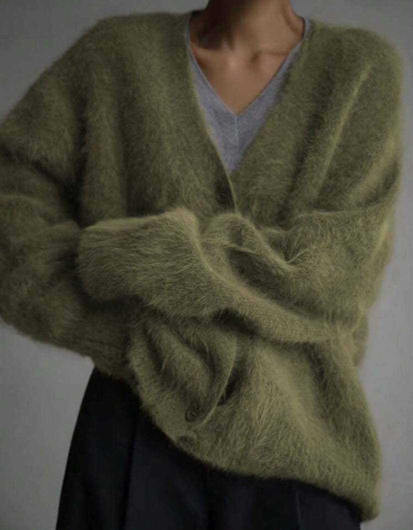 Élodie — cardigan vert kaki, photo du produit 12