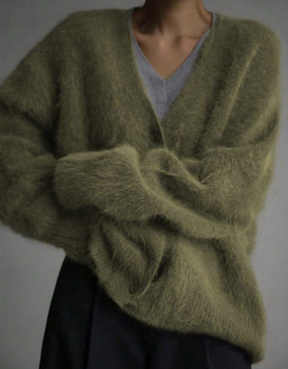 Élodie — cardigan vert kaki, photo du produit 12
