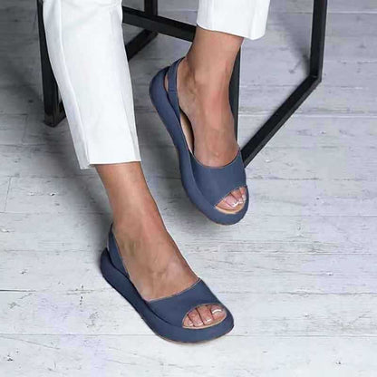Sandales Jelly bleues pour femme