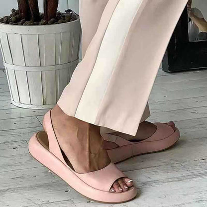 Sandales Jelly roses pour femme